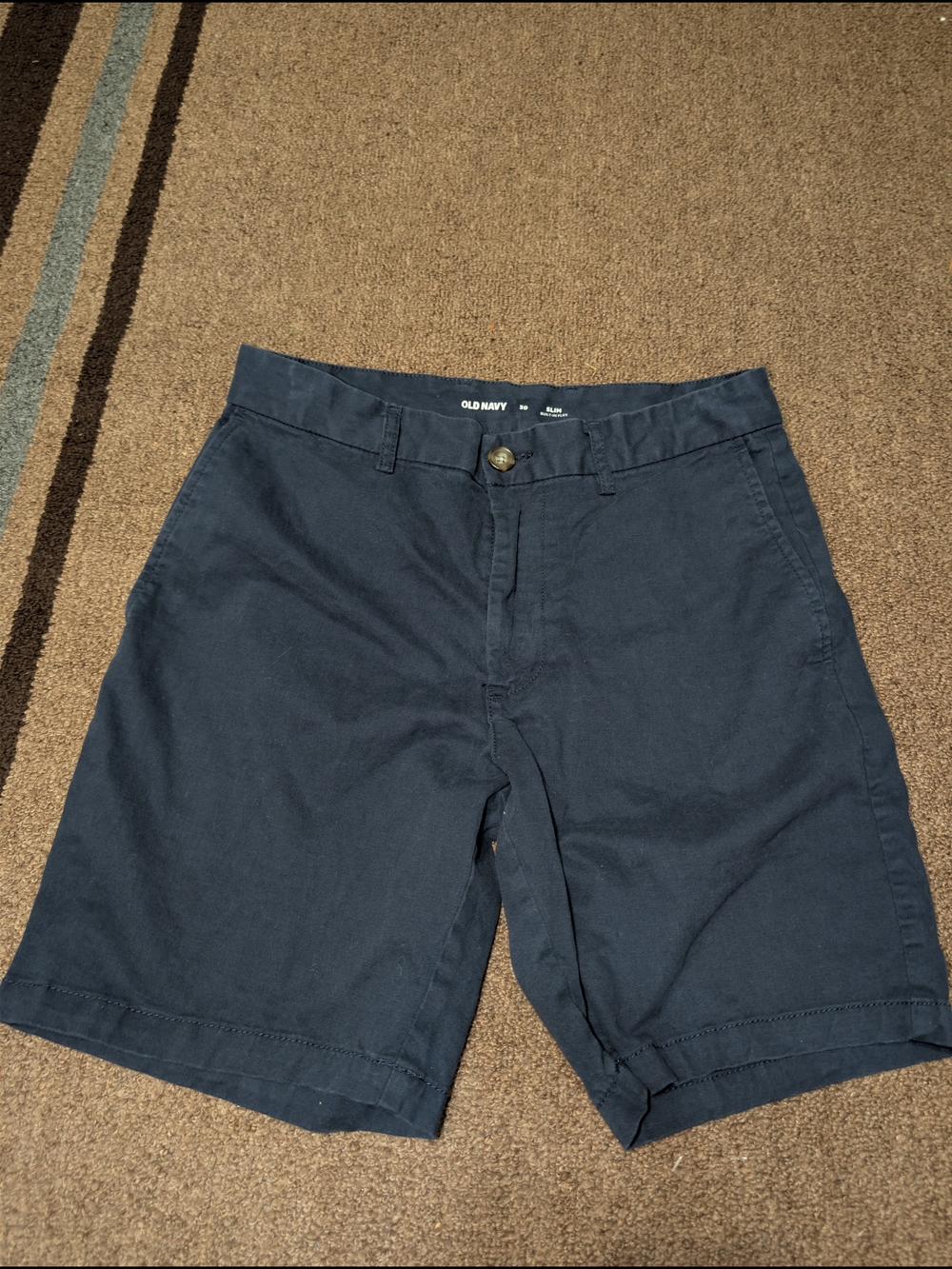 Old Navy Men's Navy Film Fit Chino Shorts Size 30
